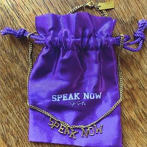 Taylor Swift Speak Now Necklace